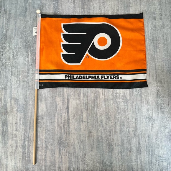 Vintage Philadelphia Flyers Mini Flag Rare 17”x12” NHL Hockey Philly - Picture 4 of 6